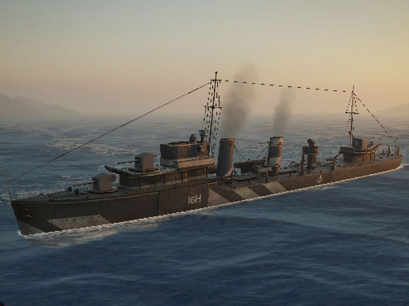 Ship preview in port