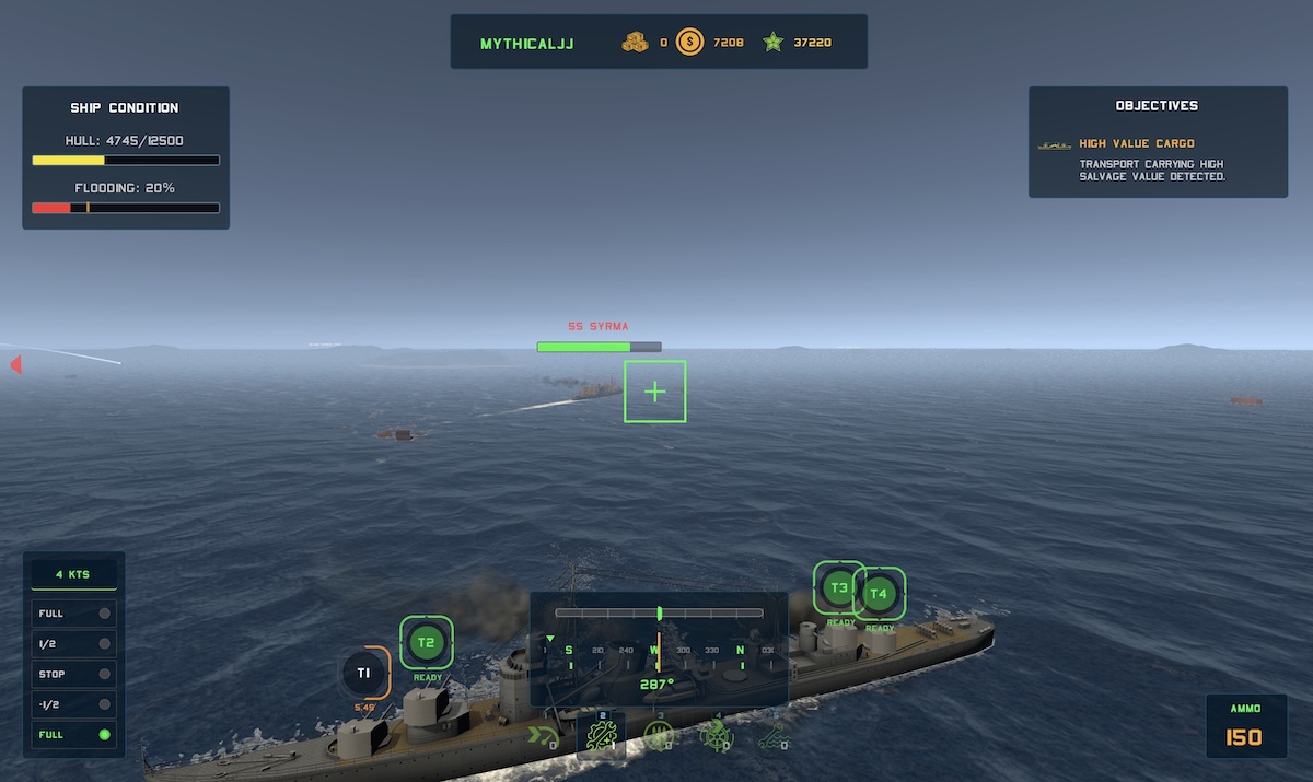 Combat convoy engagement